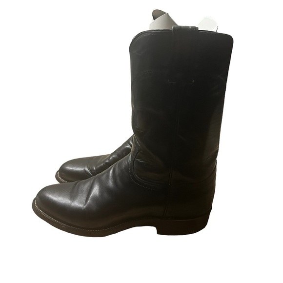 JUSTIN BOOTS Jackson 10" Roper Boot in Black Size 7.5 — CLOSET STAPLE!!! - Picture 6 of 7